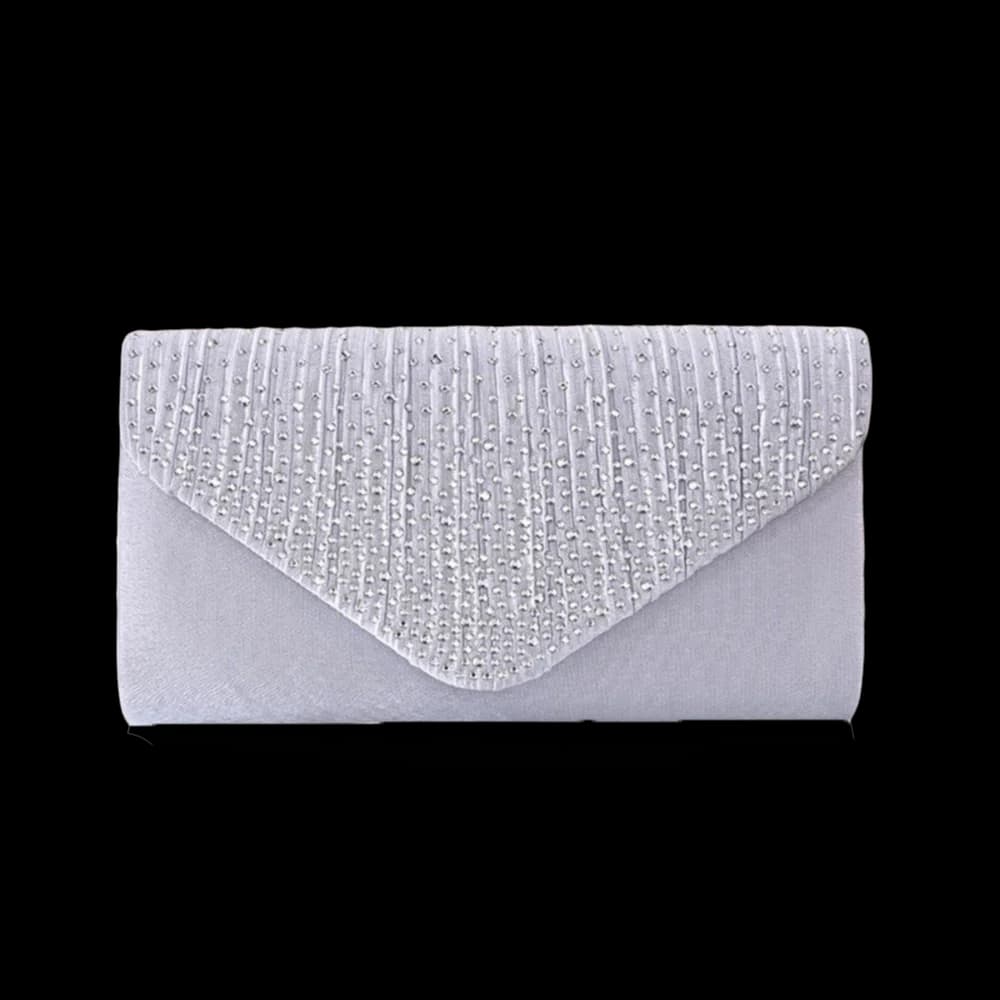 Fashion Rhinestone Party Banquet Bag Large Capacity Single Shoulder Women Evening Handbag Squere Chain Wedding Clutch Storage