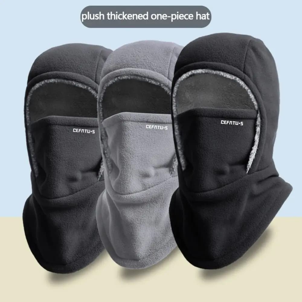 Fashion Winter Warm Mask Outdoor Cycling Windproof Pullover Hats Thickned Convenient Face Mask