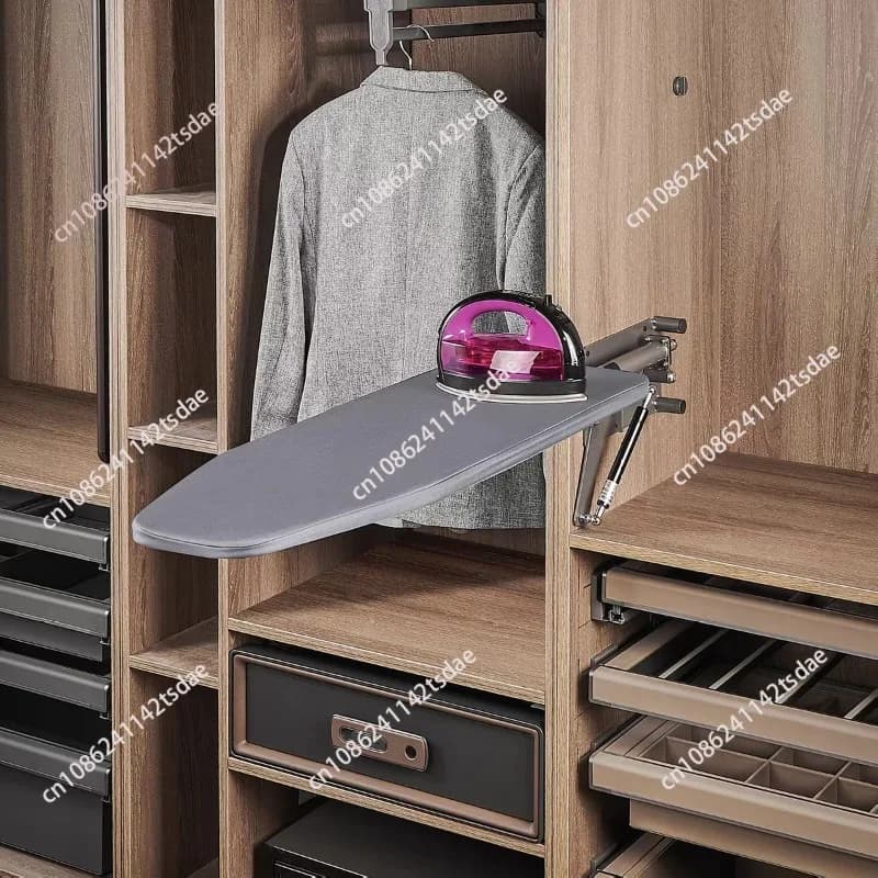 Household multifunctional ironing board Wall-mounted high temperature resistant ironing table Vertical thickened ironing table