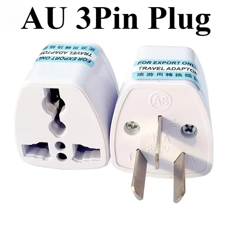 Australia Power Plug Universal 3/2Pin UK/US/EU to AU NZ AC Ground Adapter Travel Converter For Mobile Phone Household Appliances