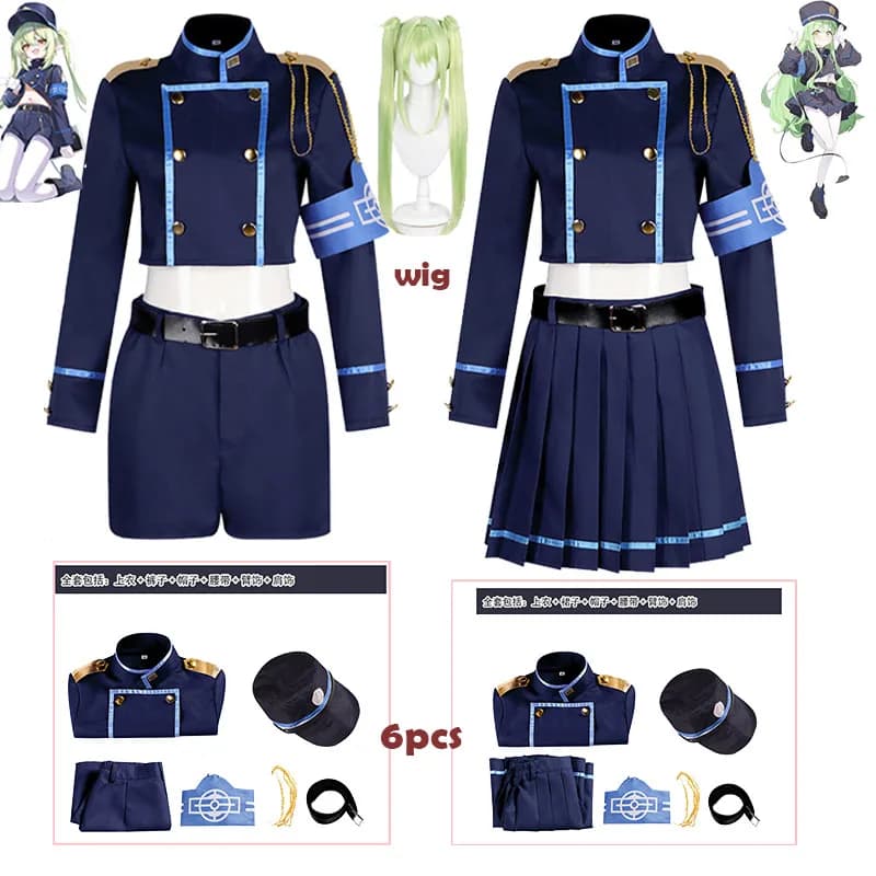 Costume Cosplay WHH Game Bluchimentos Academy Twins ‌ Costumi sexy con parrucche e abiti cosplay per donne e per il Carnevale di Halloween