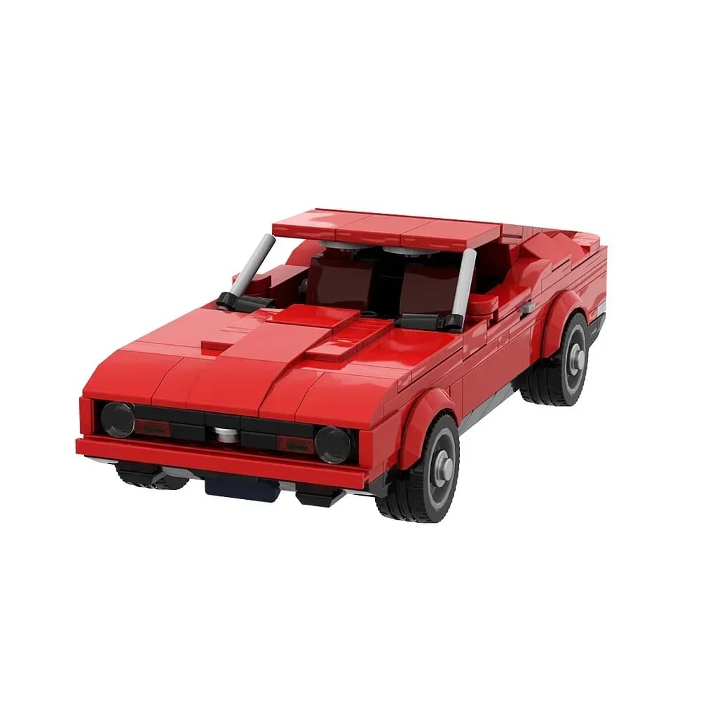 EKbricks MOC 1971 Ford Mustang Mach 1 mattoni modello di auto rossa Sport Car Racing Building Blocks Collection veicolo giocattolo regalo