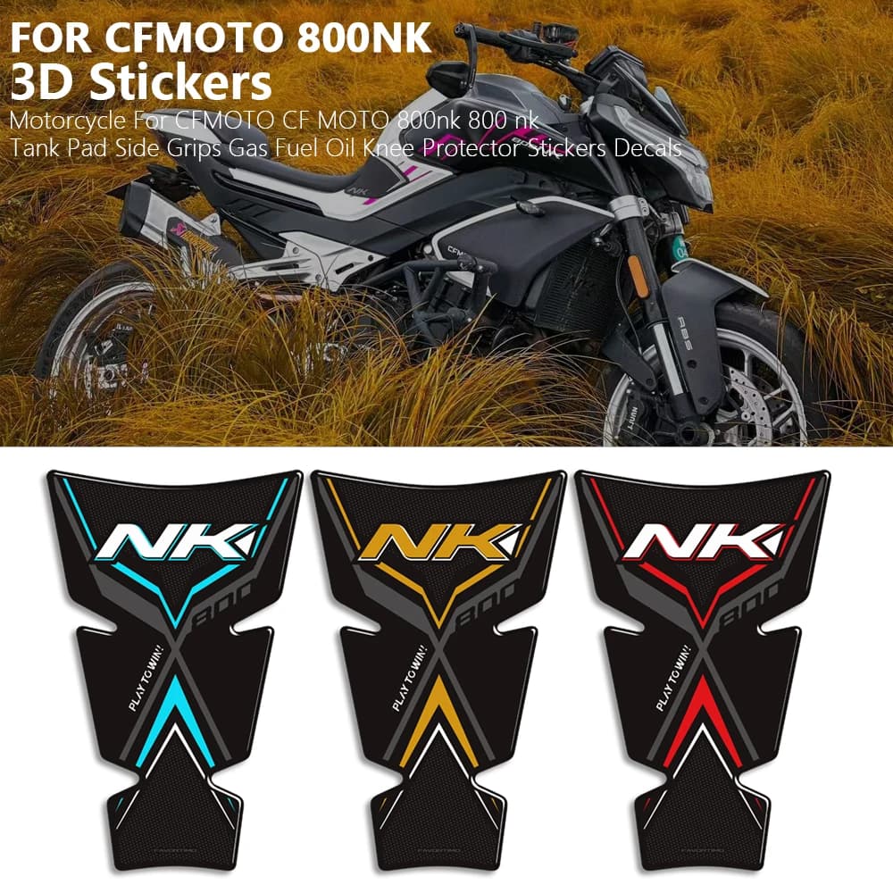 For CFMOTO 800NK NK 800 motorcycle accessories tank pads side knobs gas fuel oil protection knee decals decals