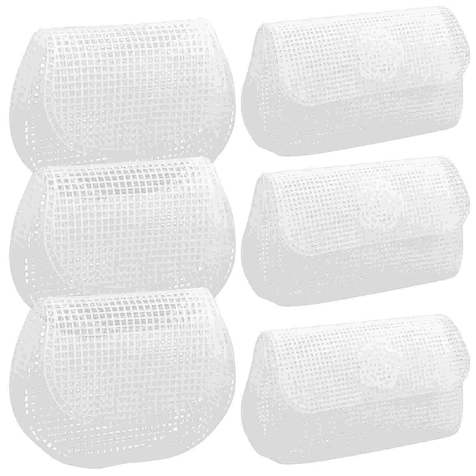 6 pezzi fai da te in plastica a rete di tela, per realizzare borse, borse da donna, accessori per borse, la decorazione della borsa
