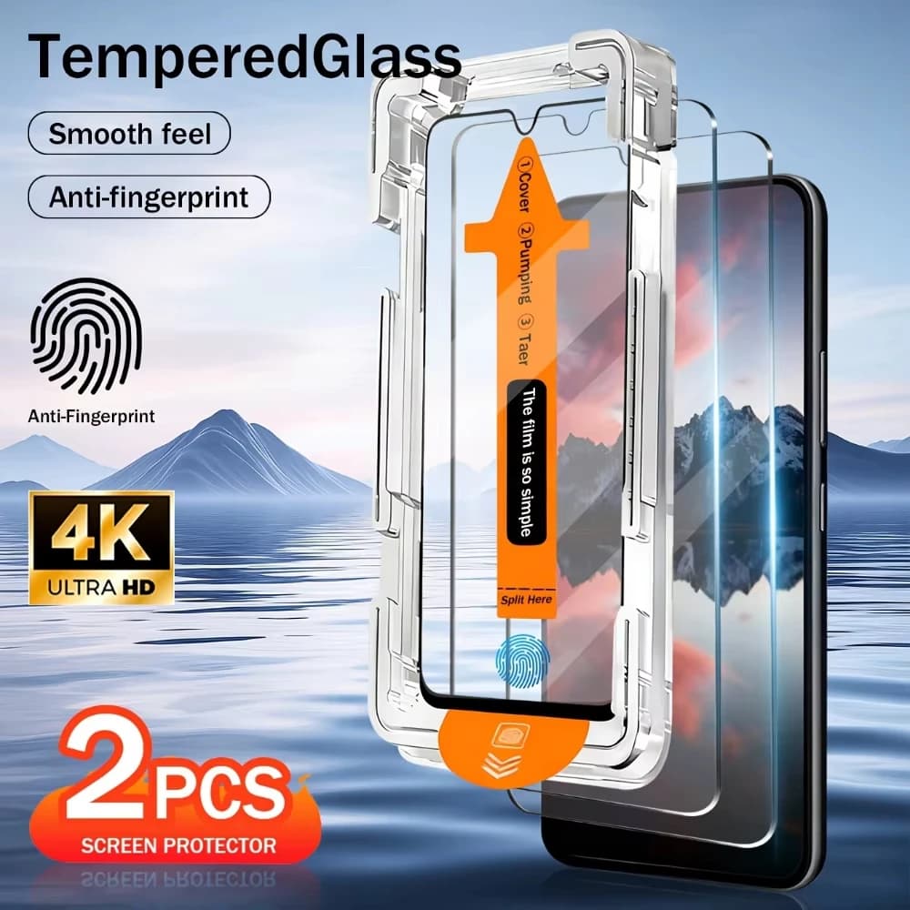 2Pcs For Samsung Galaxy S26 Ultra Oleophobic Coating HD Tempered Glass Films Samsung S26 Edge Easy Installation Screen Protector