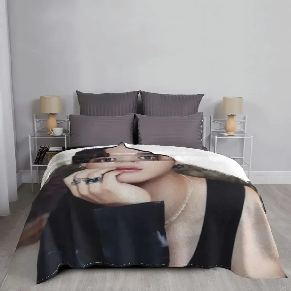 TS BE JIMIN 2 Coperte per bambini Coperta singola Coperta in flanella King Soffici coperte morbide