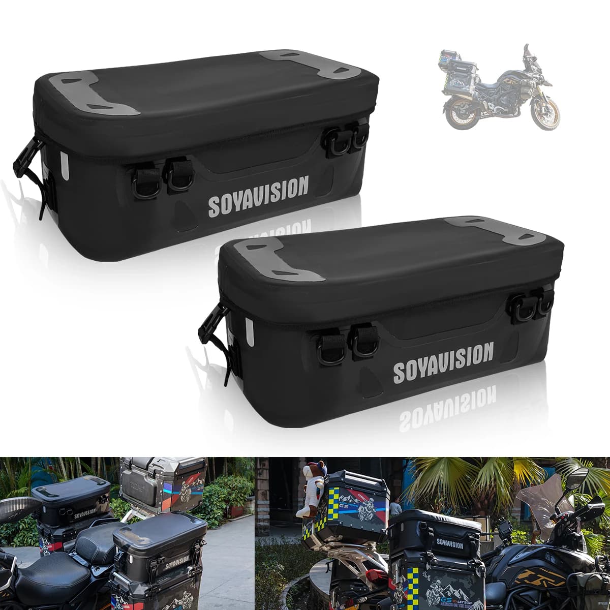 Motorcycle Panniers Bag Case Luggage Bags For Honda Africa Twin CRF1100L CRF 1000 750 850 Adventure CRF1000L Universaty Bags