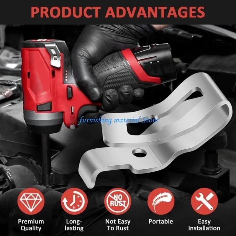 Y5GD Gancio per clip da cintura ricambio Viti abbinate Clip per utensile elettrico per 2552-20