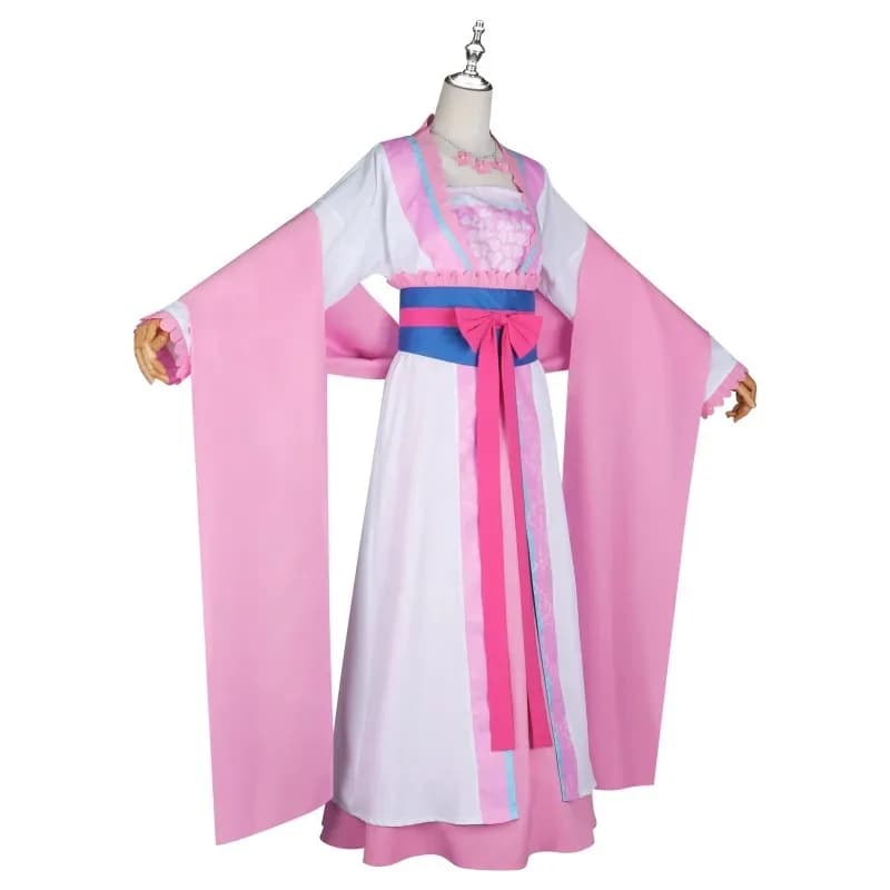 ABC123Anime The Apothecary Diaries Lishu Hanfu Dress Costume Cosplay Parrucca Copricapo Orecchini Donne Ragazze Kusuriya no x;3,f'6,h.7;j