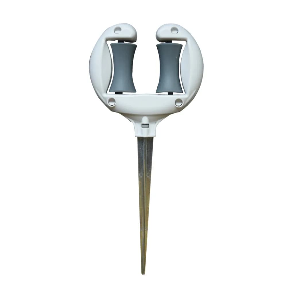 Guide Nail Pointed Head Hose Guide Holder Roller Top Iron Garden Hose Guide Durable Water Pipe Positioning Tool Lawn Watering