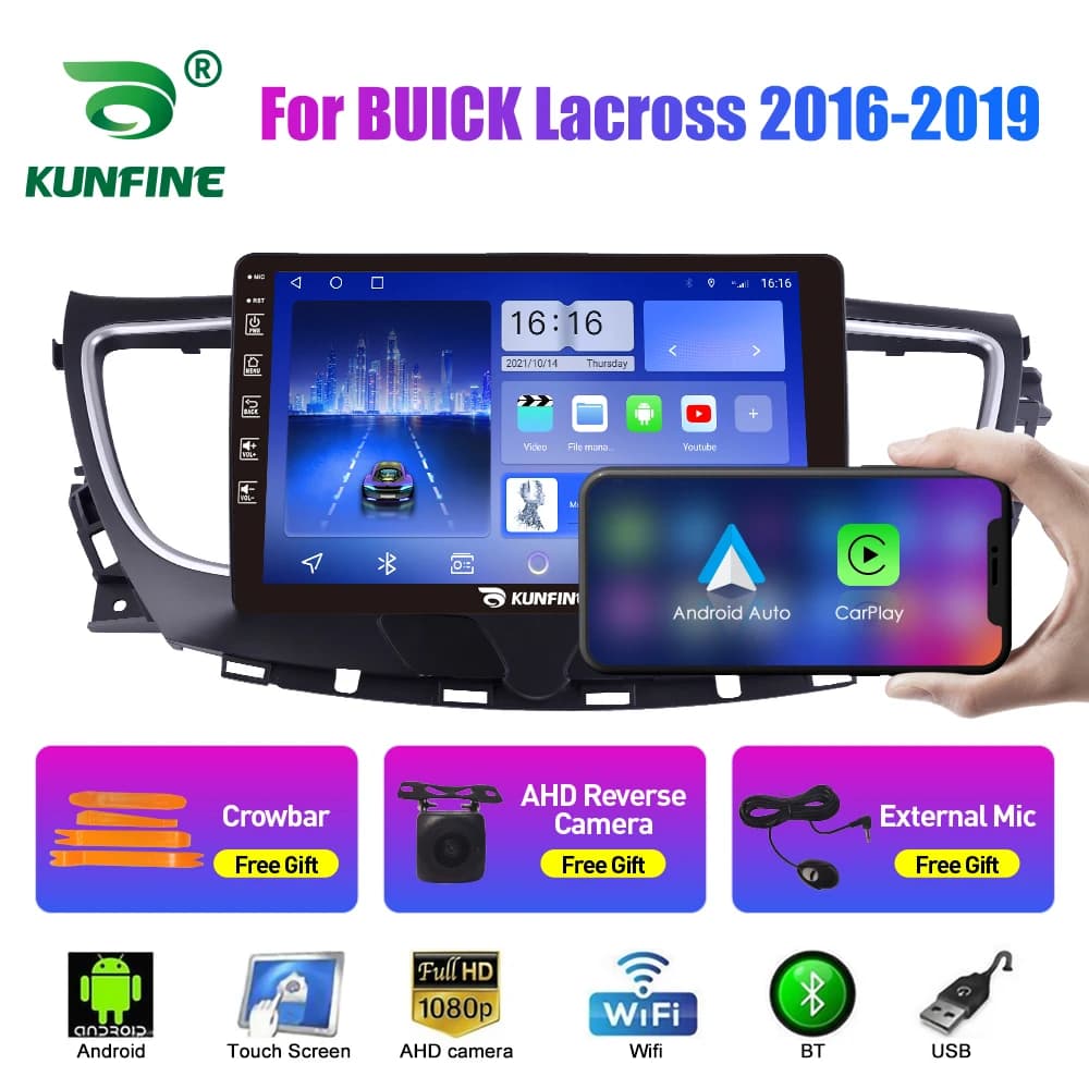 10.33 ''Radio Per BUICK Lacross 2016-2019 2Din Android Stereo DVD GPS Lettore Video di Navigazione Multimediale Carplay Android Aut