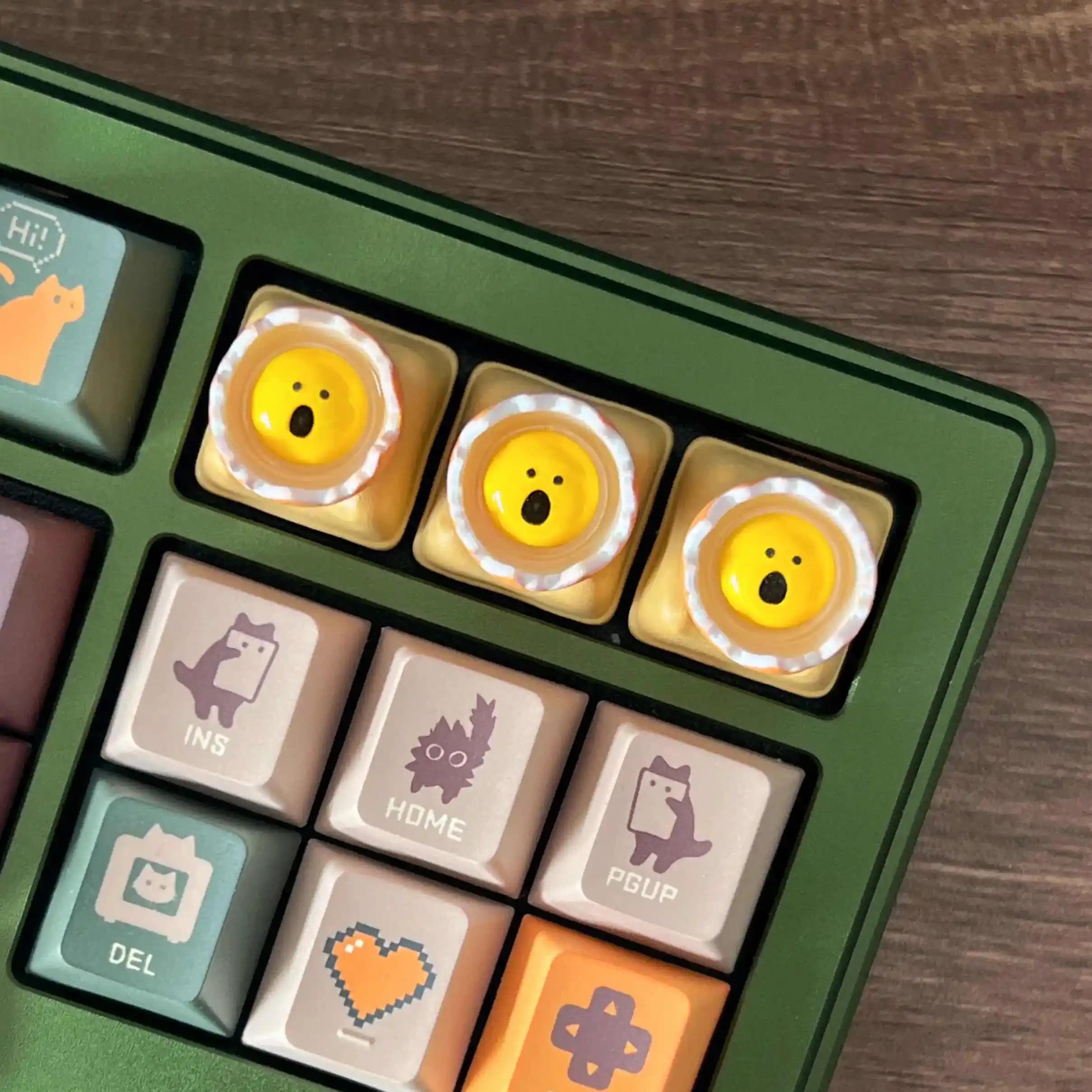 Personalized 3D Scream KeyCap Resin Creative Keycap MX Single KeyCap Switches for Mechanical Keyboard