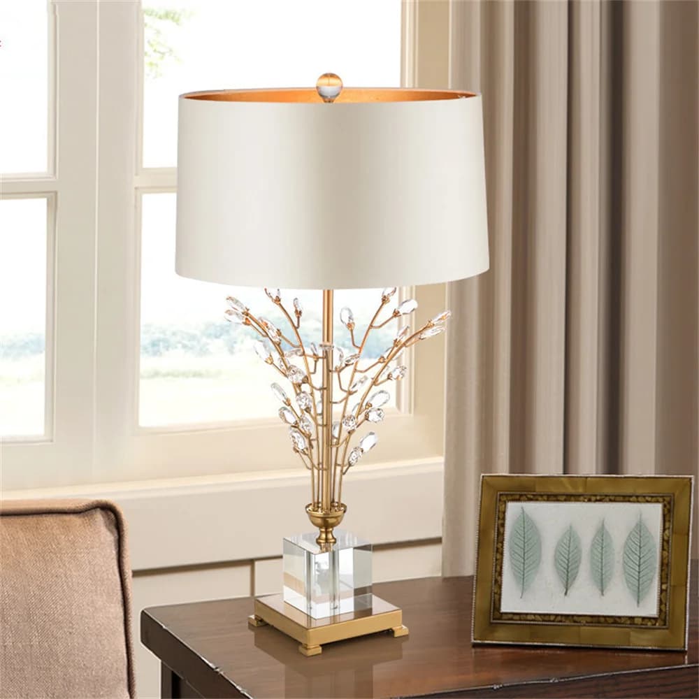 Lampada da Tavolo Nordica Classica Semplice per Soggiorno, Hotel, Camera da Letto, Villa, Lampada da Comodino Accogliente