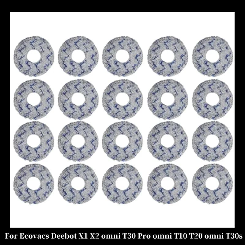 Ecovacs Deebot X1 X2 Omni T30 Pro T10 T20 T30s Combo Robot Vacuum Cleaner Mop Cloth Compatible Accessories Parts