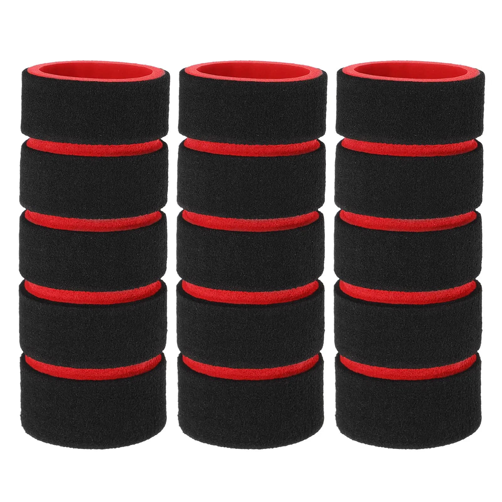 Set di 3 Coperture in Spugna Antiscivolo per Manubrio, Protezione per Barra da Palestra, Cuscinetti per Barra per Trazioni, Manopole per Bilanciere da Squat