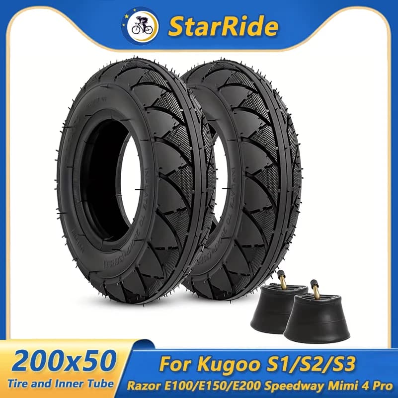 Pneumatici interni ed esterni 200x50 per Kugoo S2/S2/S3 Razor E100/E150/E200 Speedway Mini 4 Pro Mini Scooter elettrici 200*50 Pneumatico