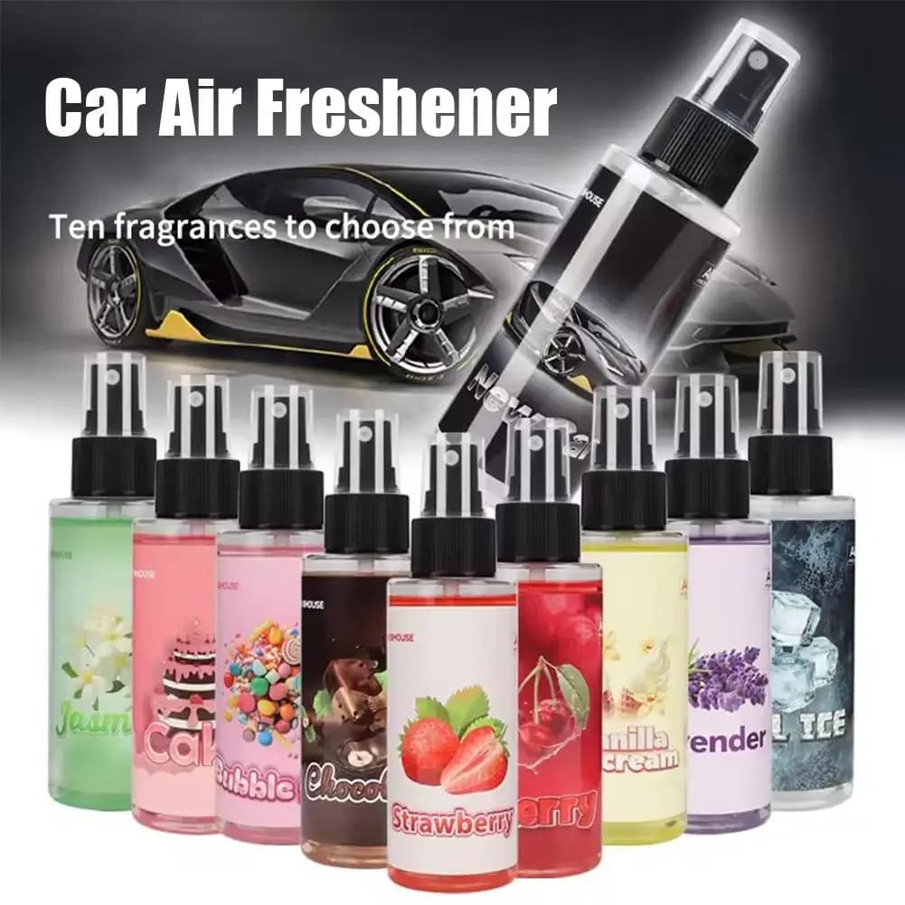 Perfume for Car without Alcohol Spray Long-Term Light Fragrance Deodorant for Car Hands Fruit Floral Perfume Car Supplies