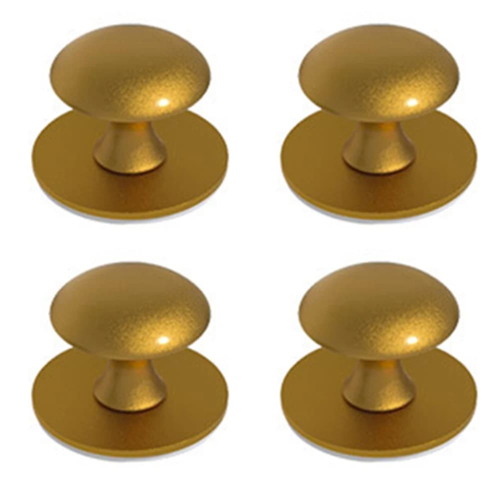 4 maniglie adesive rotonde in acciaio inox senza foratura per cassetti, armadi, finestre, porte, guardaroba, gancio da parete