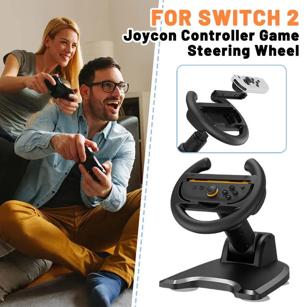 Volante per giochi da corsa compatibile con Switch 2/PS5 Elite Controller 360 ° Accessori antiscivolo per sistema di rotazione