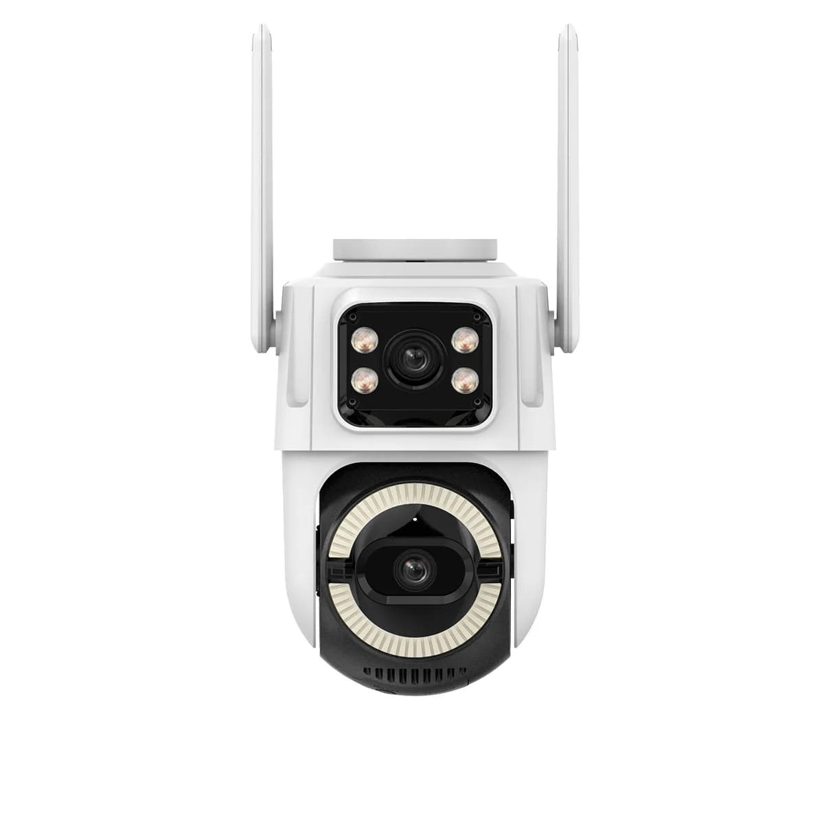 Telecamera IP Dome Wireless PTZ da 6MP con Doppia Lente, Allarme, Visione Notturna a Colori, Rilevamento Umanoide AI, Sicurezza Domestica, Monitoraggio Bambini (Compatibile con App iCsee)