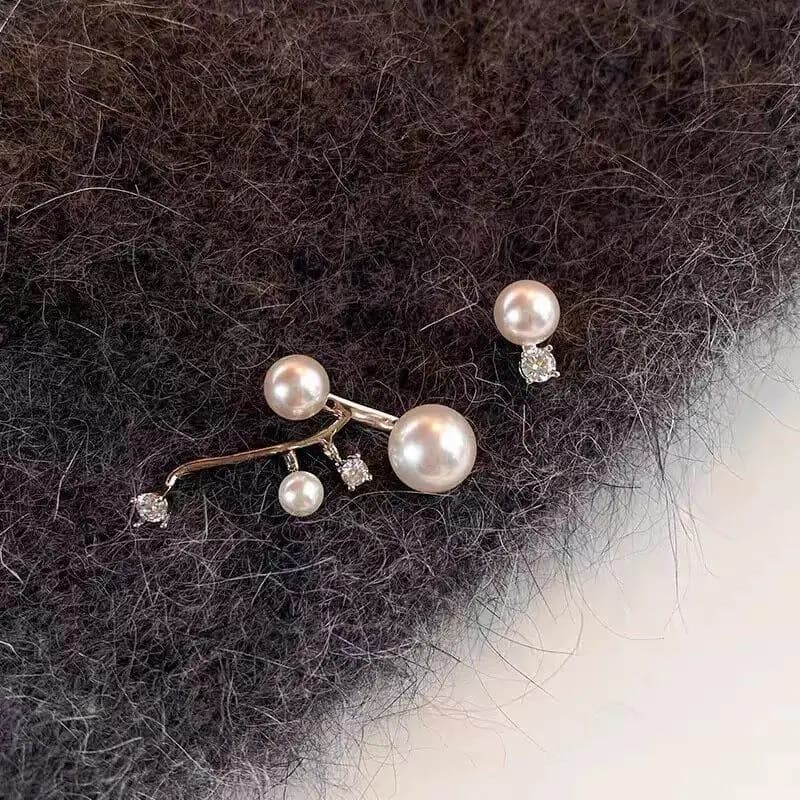 1 Paio di Orecchini a Perno Eleganti con Perle Imitate, Gioielli di Lusso per Donne, Ideali per Feste, Matrimoni e Regali