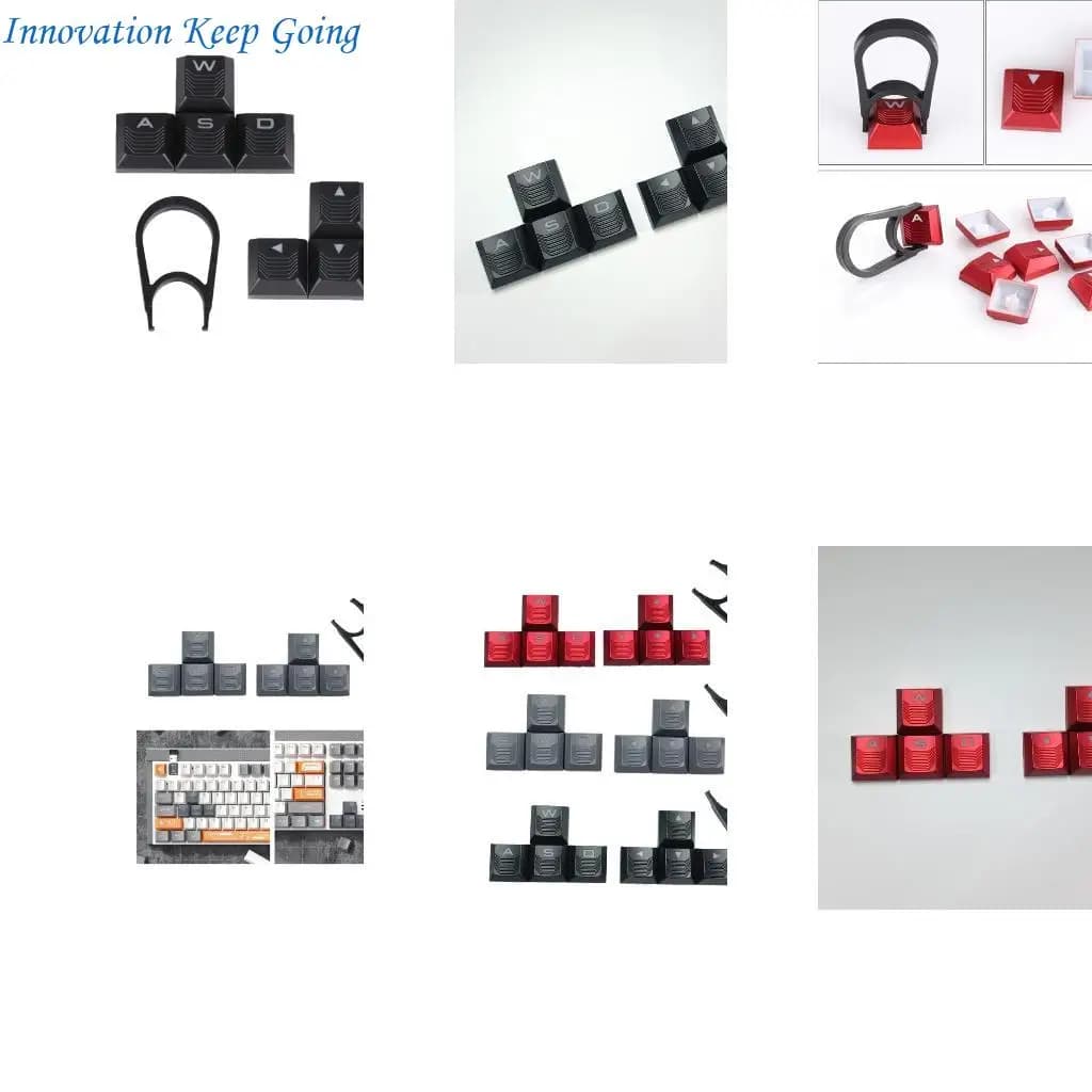 E65C KeyCaps traslucidi per le chiavi WASD e frecce migliorano digitazione per i giochi notturni per le tastiere meccaniche