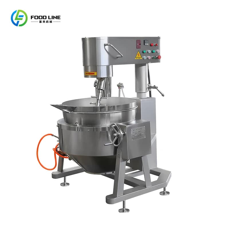 Wok industrial electric pan and frying pans Rotating pot to mix Wok automatic cooking