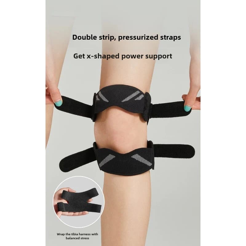 Cintura sportiva rotulea ginocchiera professionale da uomo che corre protezione per ginocchio con protezione per badminton da basket con corda per saltare