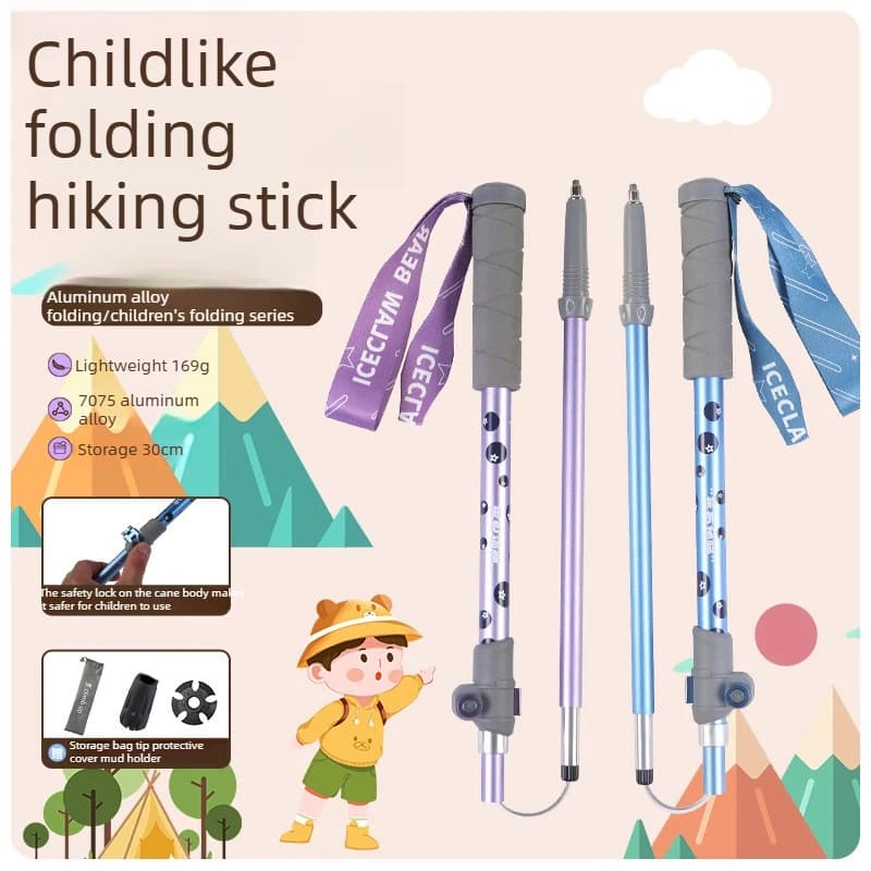 Telescopi Climbing Stick Folding Walking Run Cane Hiking Naturehike Trekking Poles Portable Retractable Rod Equipments