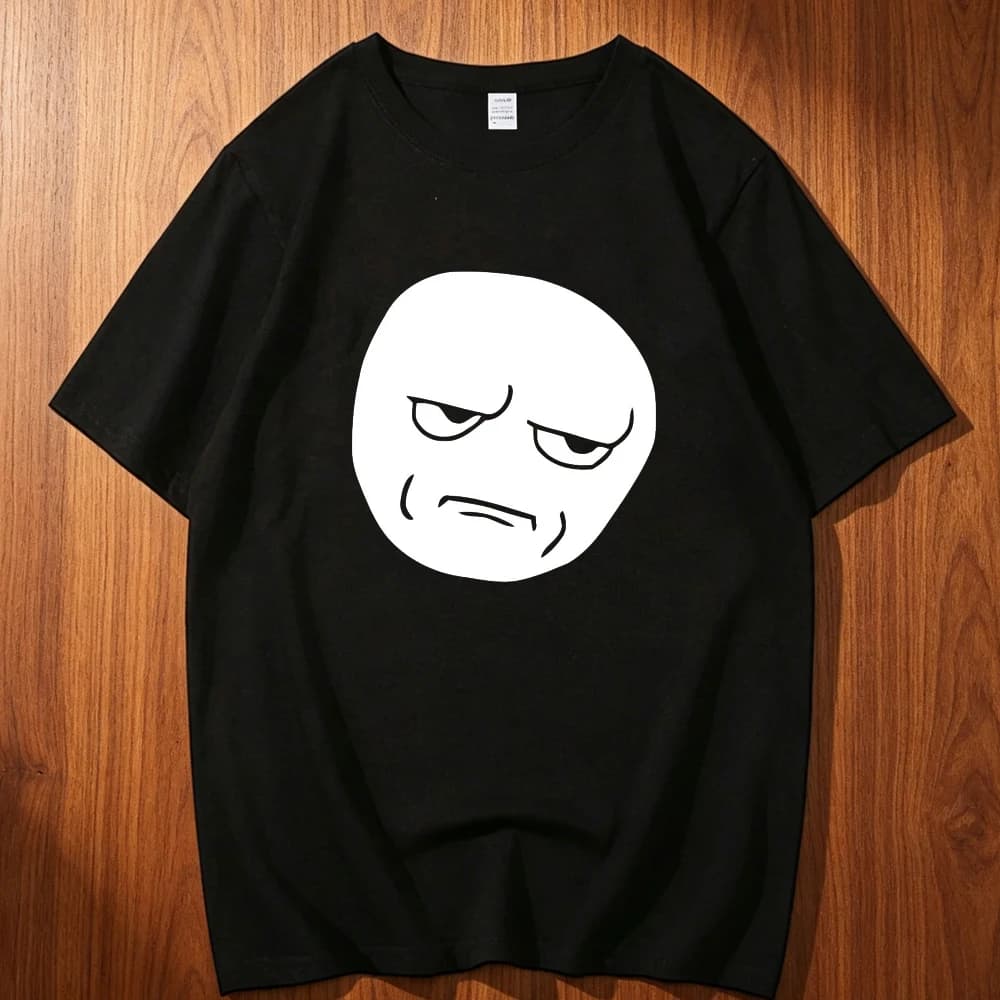Trollface cotton t-shirt men Pop Culture Y2k Classic Gothic Digital shirt Retro 2000s Pastel harajuku Pop Culture