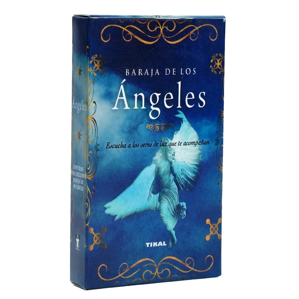 Carte dei tarocchi di Española Angelo Oracle Deck Set di carte spirituali spagnole Divine con guida carta Messaggi angelici Ispiranti