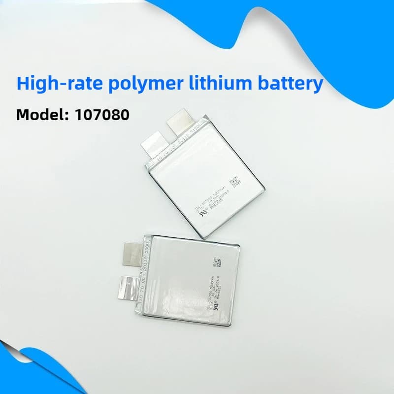 3.7V 5000mAh 18.5Wh 107080 35C FAI DA TE Saldatura 2S 3S Cella di Batteria per Jump Car Starter Strumento di Potere Saldatore a punti