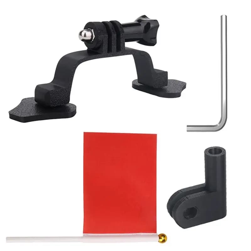 Staffa di estensione ZIZI per DJI AVATA 360 Drone, adattatore per action camera con montaggio superiore e set di bandiere, staffa di estensione fissa