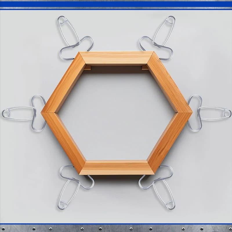 -A89Z Spring clamp kit for miter 20 clamps for miter with spring-loaded clamps for frames for woodworking