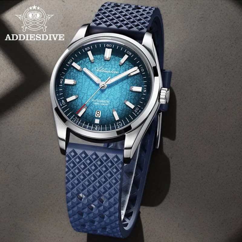 ADDIESDIVE NUOVO orologio da uomo calendario luminoso orologi meccanici automatici per uomo orologio da polso sfumato impermeabile in acciaio inossidabile