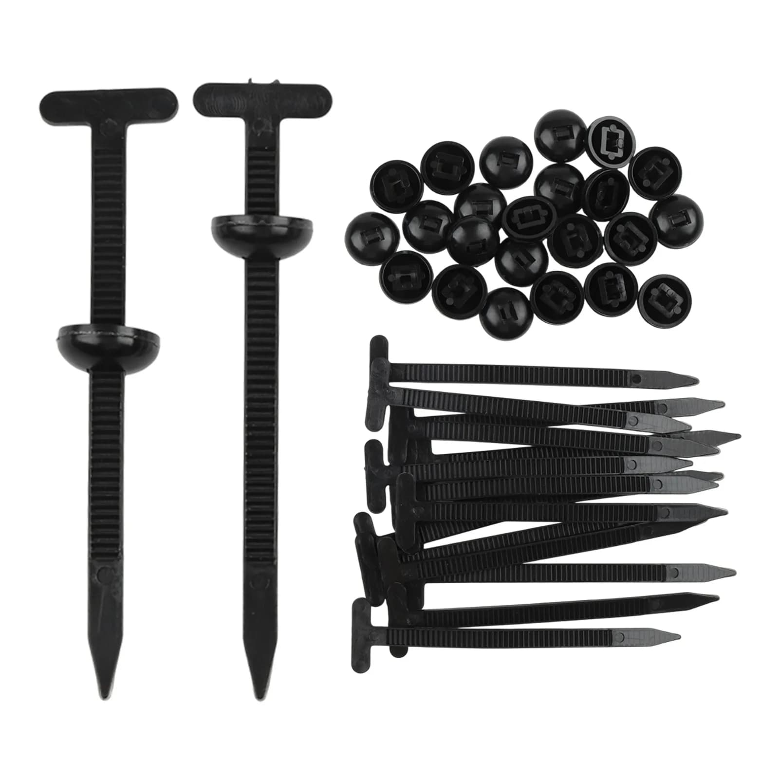 Confezione da 20/50/100/150 fascette stringicavo in nylon autobloccanti 9x2cm nere resistenti per riparazioni auto e organizzazione domestica