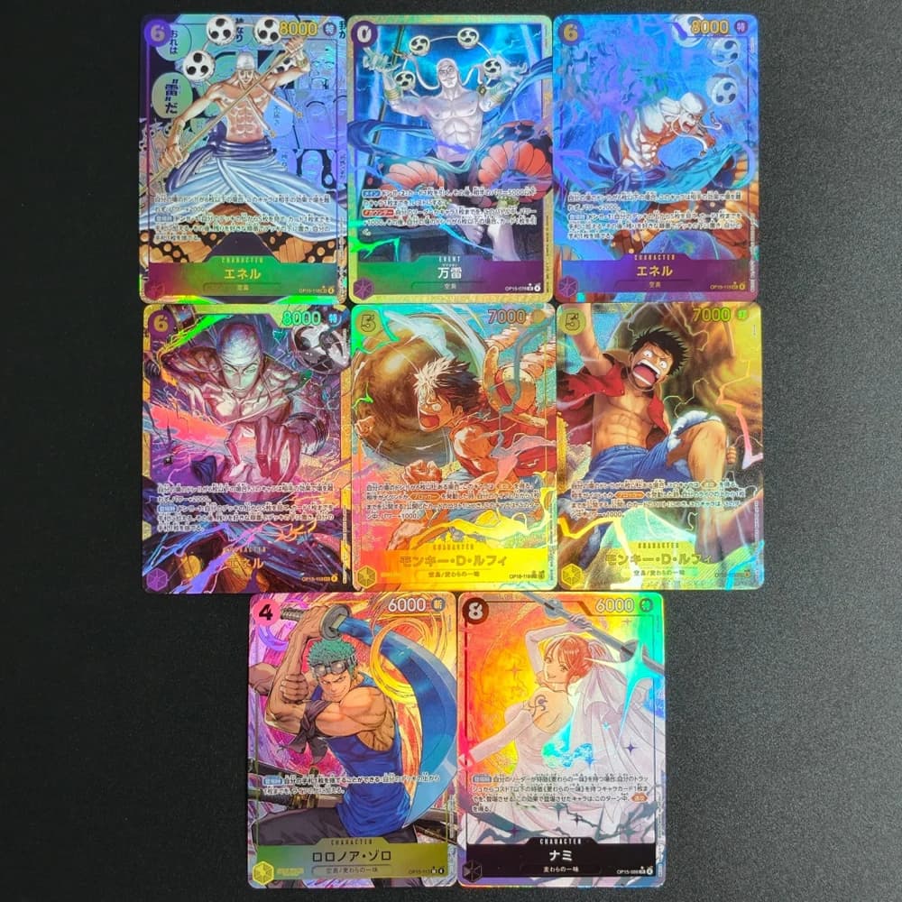 2026 DIY Texture One Piece TCG Enel Card Japanese Promo OP15-118 SEC Premium Foil Edizione Limitata Serie Avventura su Skypiea