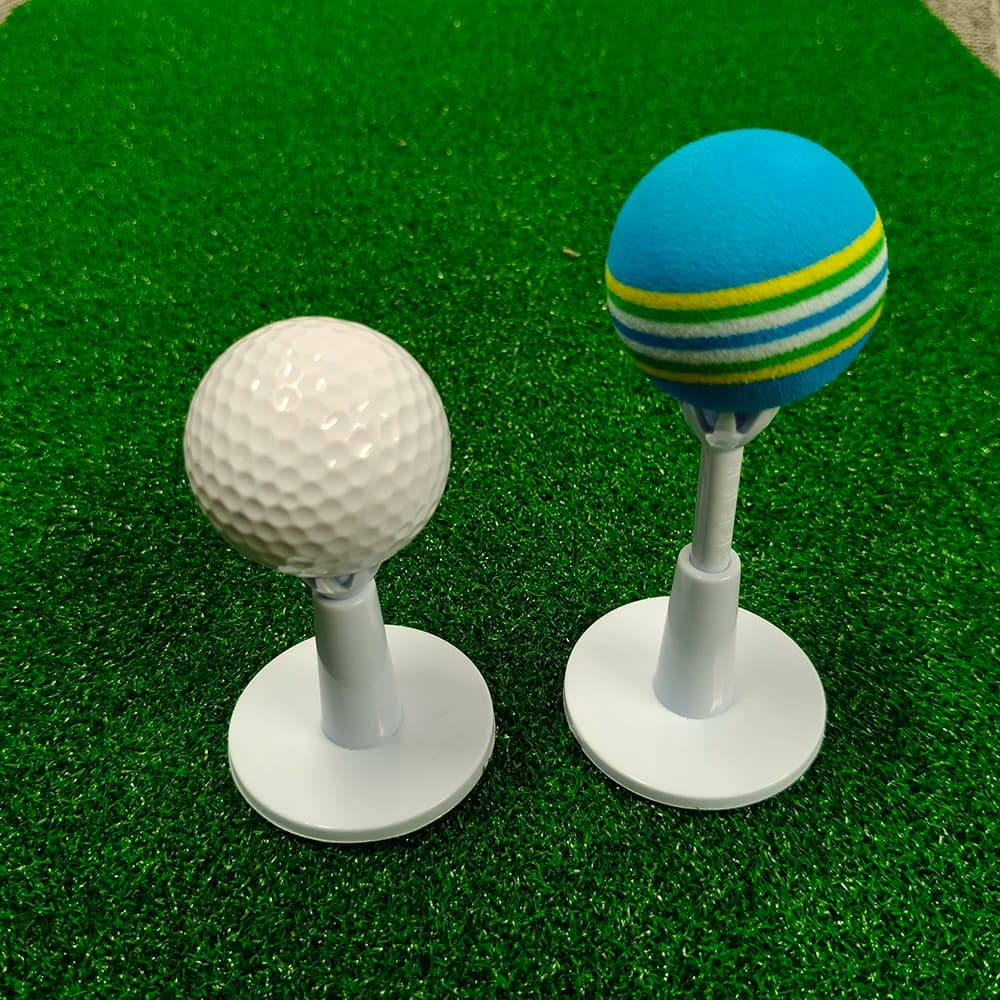 FzcSpeed 2pcs Golf Tee AdjustaBle Soft Golf Ball Holder Anti-flying Self Standing Sport
