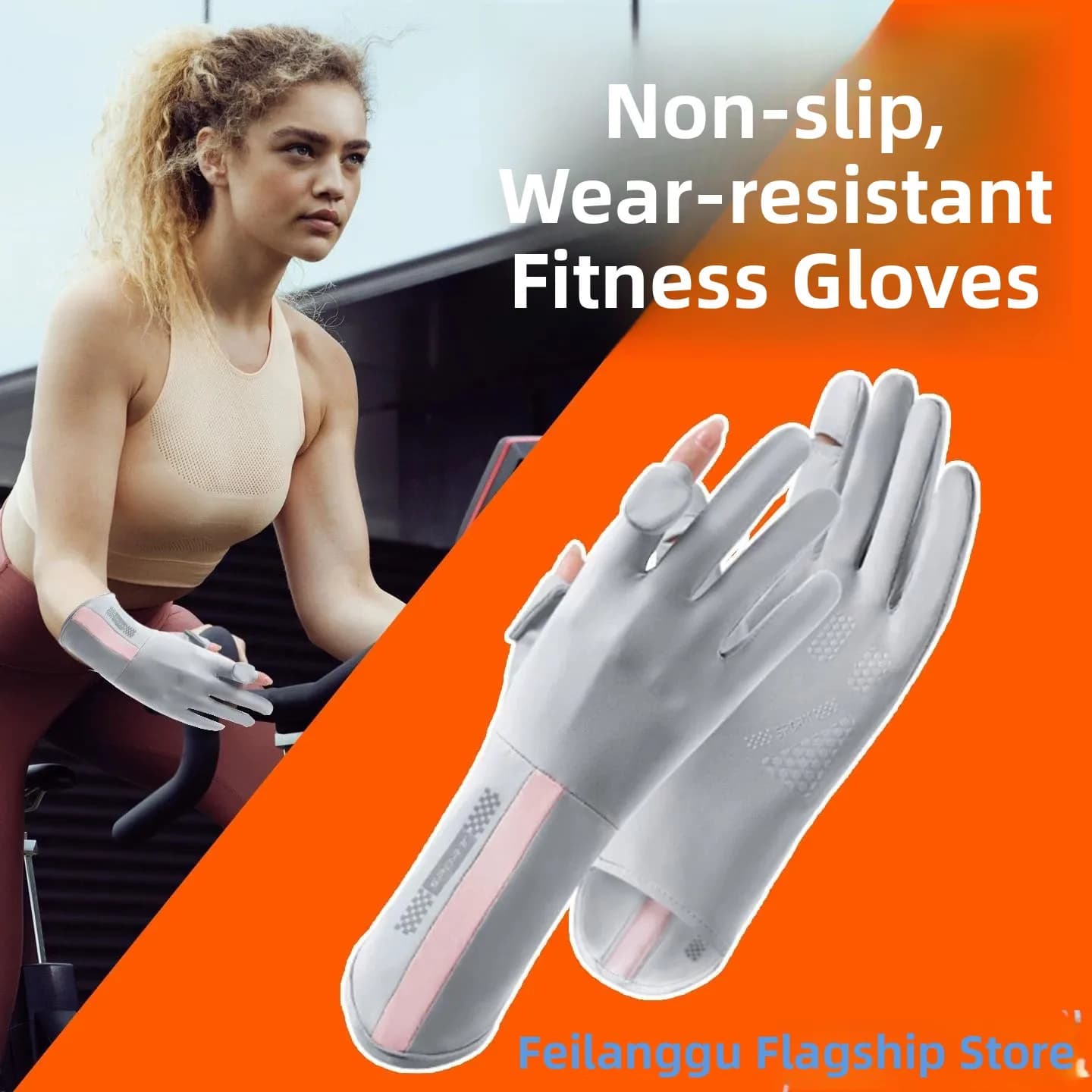 Women's Top Gymnastics Gloves for Pilates, Yoga, Training, Anti-Callus, Indoor, Absorbent, Kettlebell and Sport
