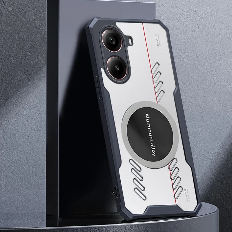 Cooling Heat Dissipation Ventilation Case for POCO X7 Pro F6 F5 X6 Pro 5G Transparent Cases Shockproof Protector Cover Funda