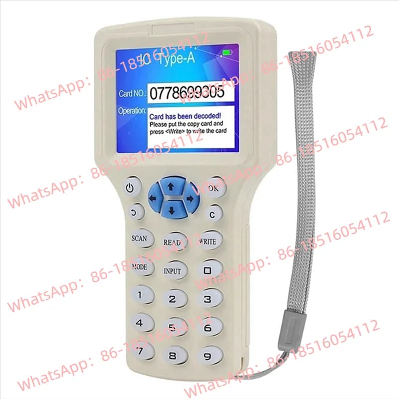 ABUO-RFID NFC Smart Card Reader RFID Duplicatore 125K 13.56Mhz IC/ID Chiave Scrittore RFID Programmatore Chiave Replicatore