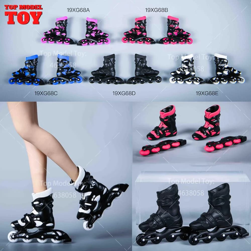 VSTOYS 19XG68 1/6 Pattini Sul Ghiaccio Pattinaggio A Rotelle Scarpe Modello Per 12 ''TBL JO ANT Famele Soldato Action Figure Corpo Bambole Giocattoli In Magazzino