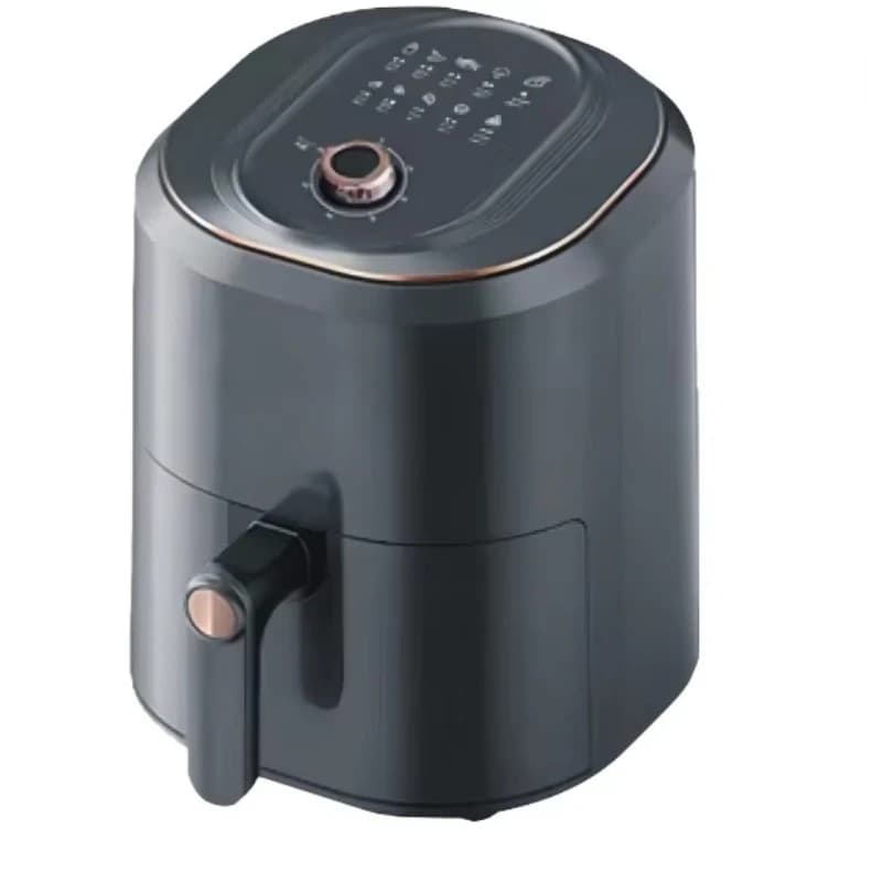 New design eco-friendly kitchen restaurant multi-function air fryer 7.5 liters single knob manual air fryer 2400w