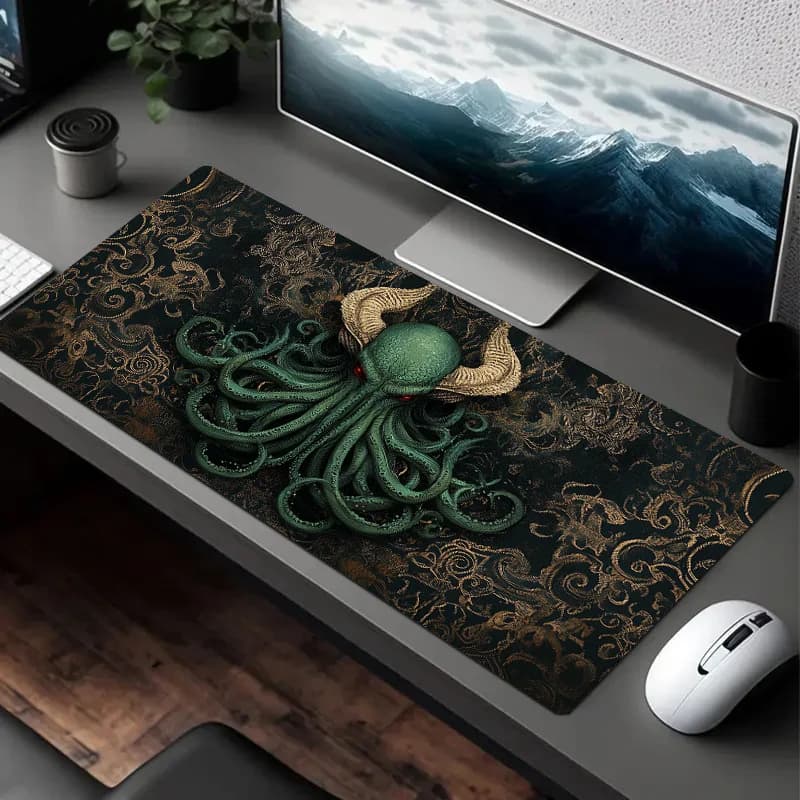 Tappetino per Mouse da Gaming Extra Large, Superficie in Tessuto, Base Antiscivolo in Gomma, Mousepad per PC, Laptop, Tastiera e Scrivania