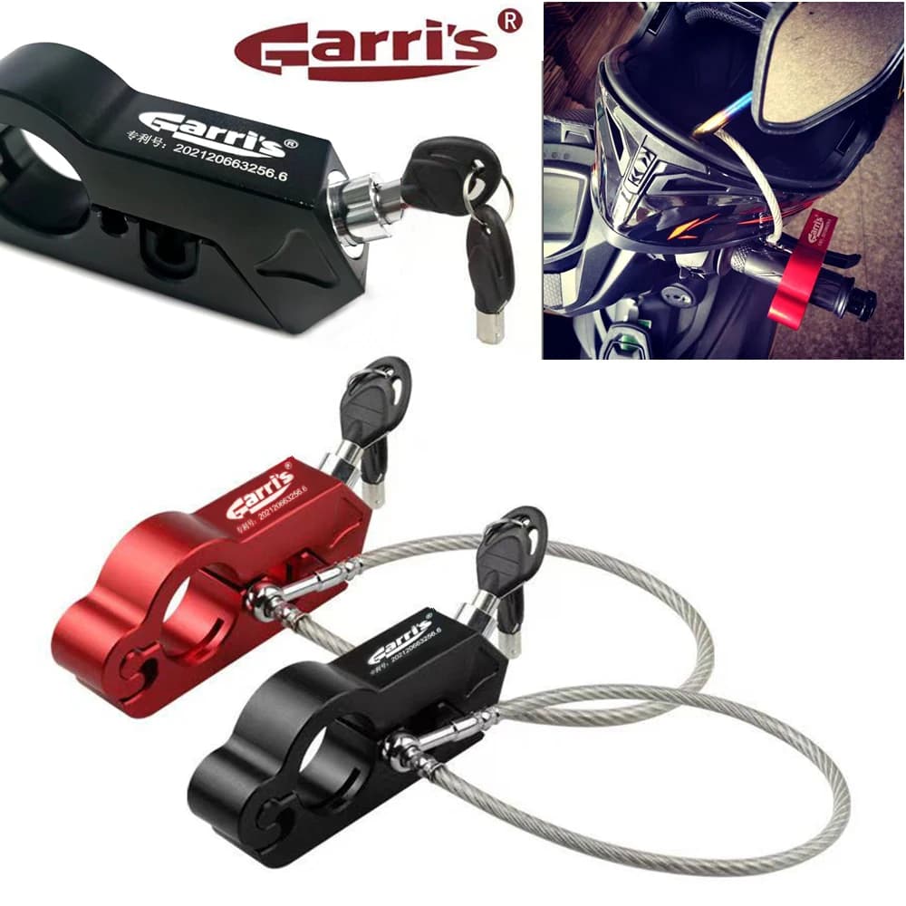 Handlebar Motorcycle Helmet Lock Lock Security Lock Lock Handle Lock Brake Imitating Ruba Lock Pulling Rod ATV Dirt Street Bikes