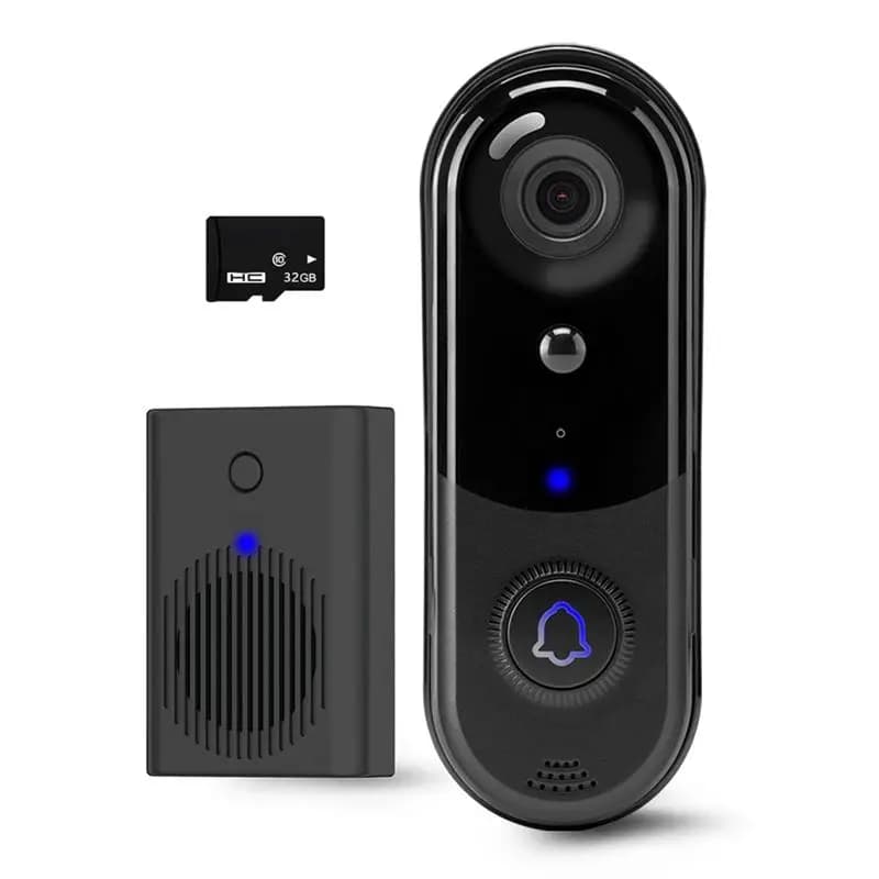 Doorbell Camera No Monthly Fee Wireless Doorbell Camera Outdoor Door Bell Camera