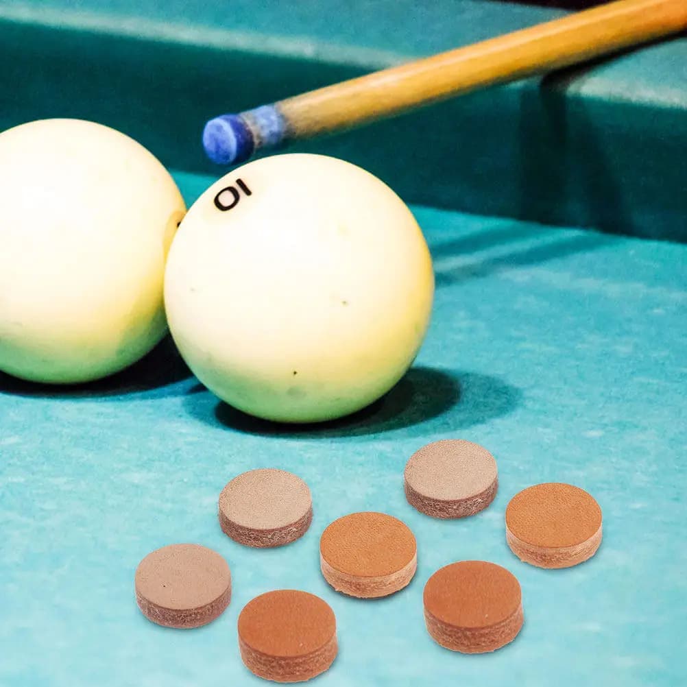 20 Pezzi Punte di Ricambio per Stecche da Biliardo, per un Controllo Migliorato, Uso a Lungo Termine, Accessorio Essenziale per il Biliardo