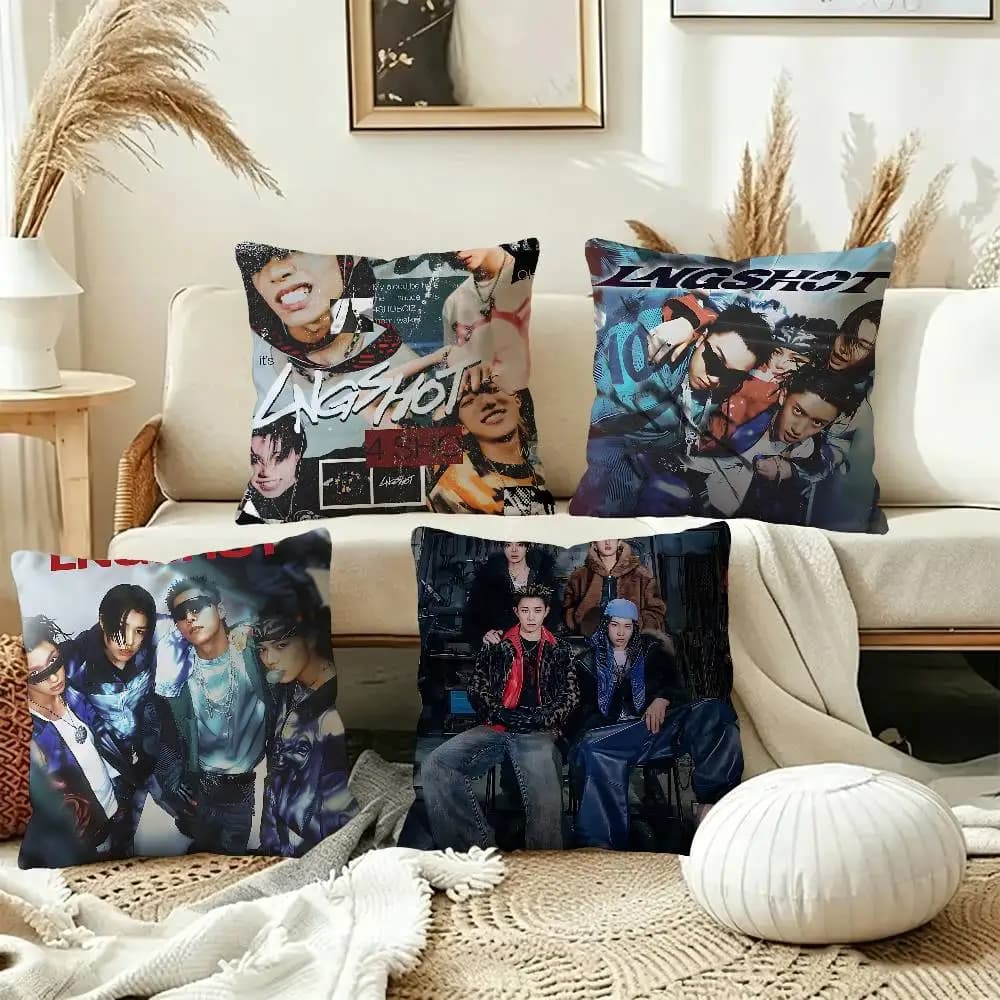 LNGSHOT Debut EP SHOT CALLERS pillow cover sofa cushion cover home room decoration children gift