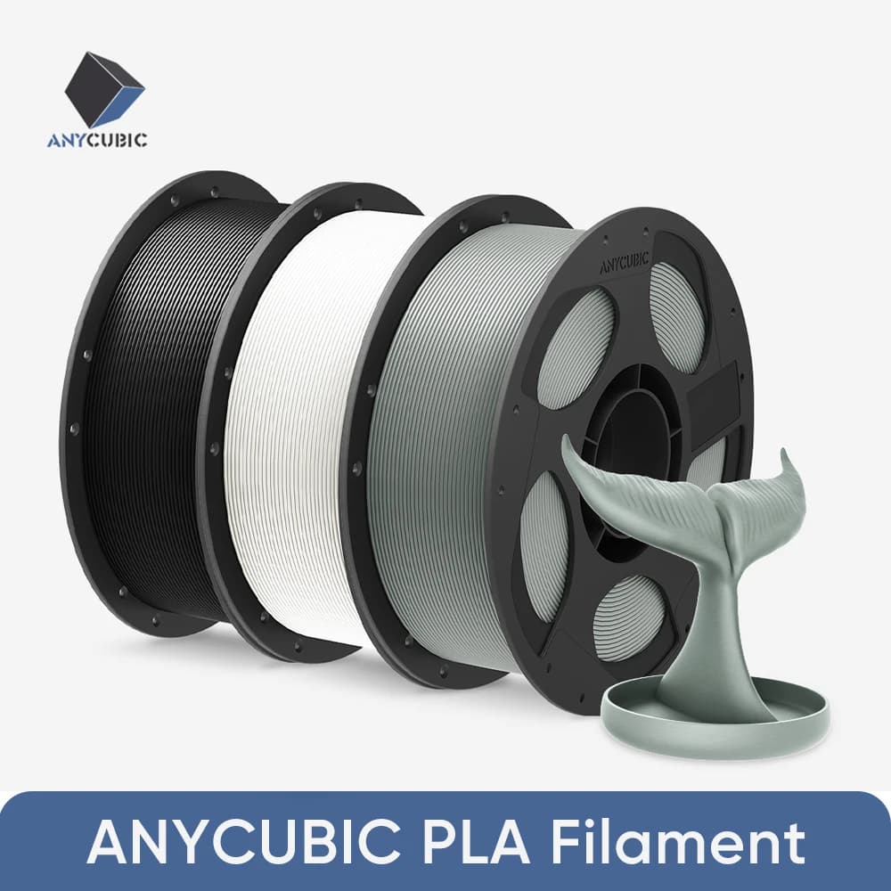 ANYCUBIC 3D Printer Filament PLA Multicolor 1.75mm 3kg Plastic Consumption Material for 3D Printer FDM Kobra