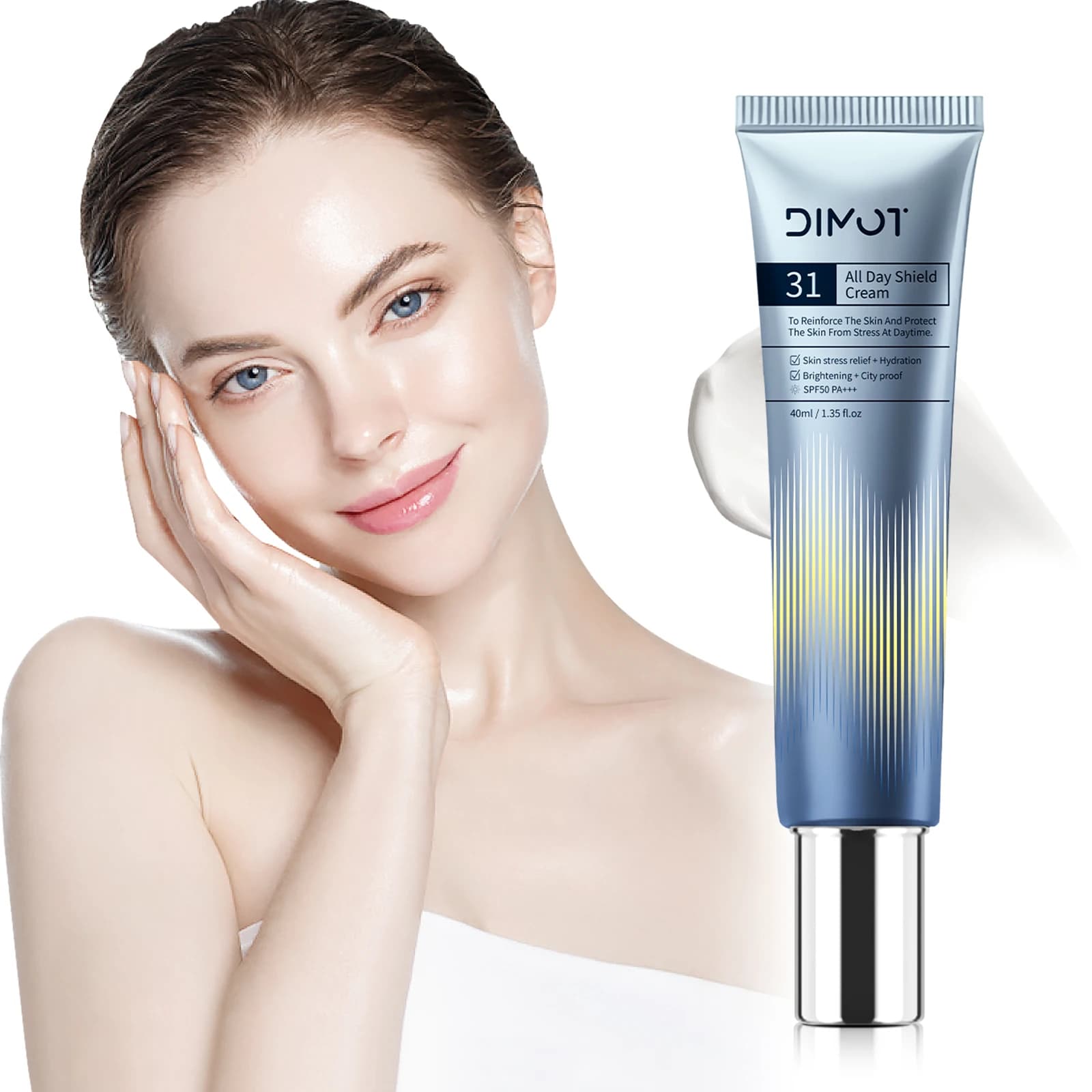 DIMOT Crema Quotidiana Crema Idratante Viso Acido Ialuronico Collagene Centella Asiatica Viso Stringere I Prodotti Per La Cura Della Pelle